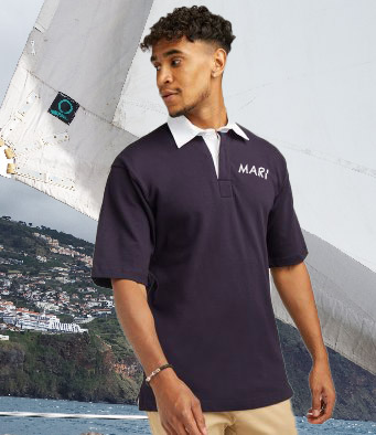 Short sleeve rugby shirt